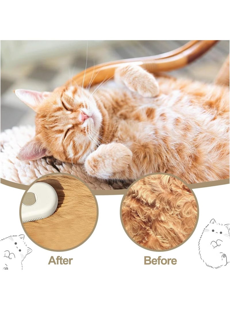 فرشاة بخار للقطط، فرشاة بخارية 3 في 1 للقطط، فرشاة بخار للقطط للتدليك، فرشاة متعددة الوظائف للعناية بالقطط، تزيل الشعر المتطاير والشعر المتشابك. - Image 5