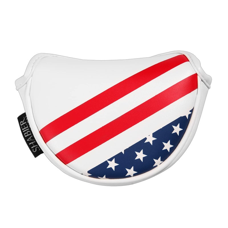 SHABIER Stars & Stripes Mallet Putter Headcover - Golf Club Cover - Image 2