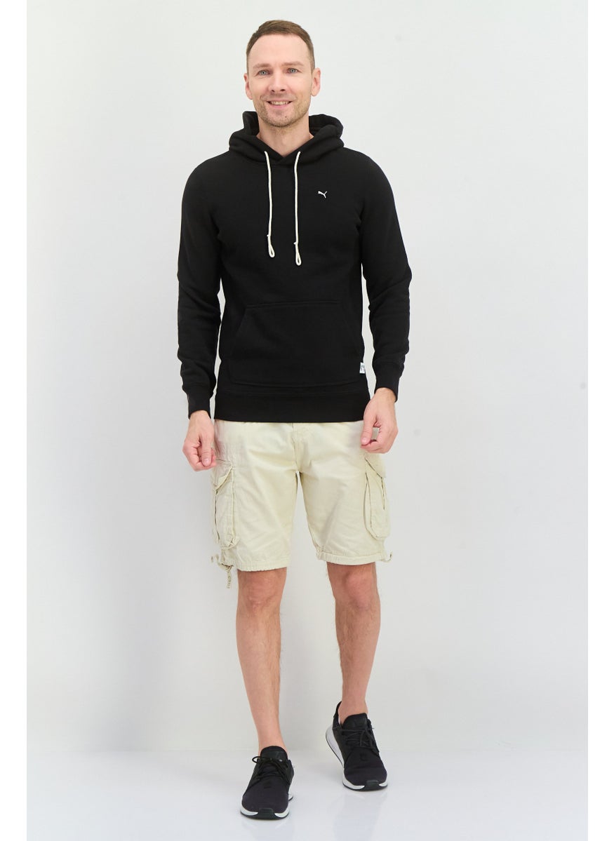 Puma x Select Men Sportswear Fit Long Sleeve Hooded Outdoor Sweatshirt, Black  - Image 3