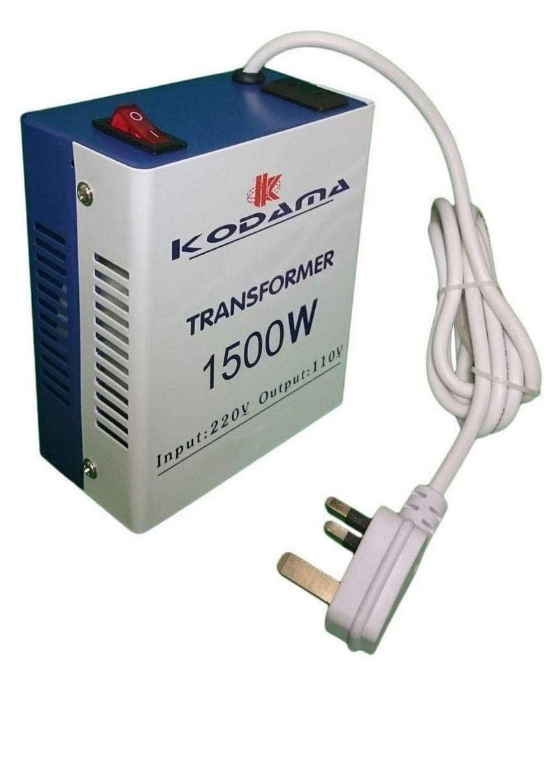 KODAMA Transformer 220V to 110V 1500W Power Converter 220V to 110V 1500-Watt UK plug Multi color - Image 1