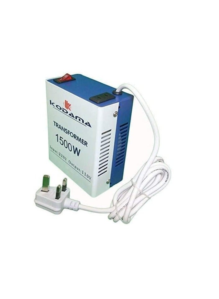 KODAMA Transformer 220V to 110V 1500W Power Converter 220V to 110V 1500-Watt UK plug Multi color - Image 4