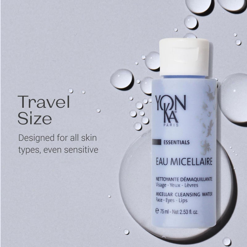 Yonka Eau Micellaire Travel Size | Micellar Water and Cleansing Makeup Remover | Gentle Face Wash with Rose and Chamomile to Remove Impurities and Hydrate | Paraben-Free | 2.53 fl oz - Image 5