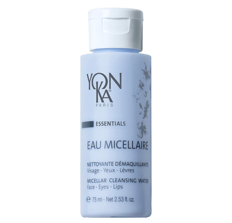 Yonka Eau Micellaire Travel Size | Micellar Water and Cleansing Makeup Remover | Gentle Face Wash with Rose and Chamomile to Remove Impurities and Hydrate | Paraben-Free | 2.53 fl oz - Image 1