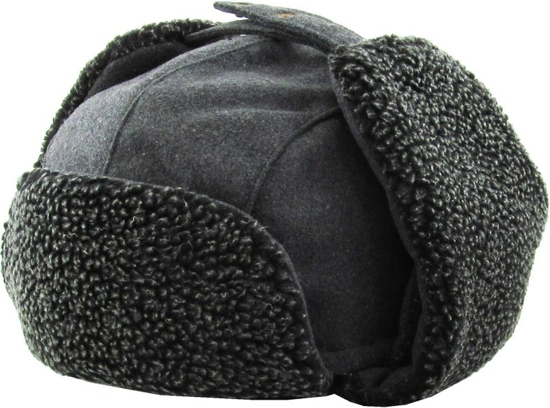 KBETHOS Wool Blend Aviator Trapper hat Trooper Ear Flaps Ushanka Eskimo Russian Warm Winter Cold… - Image 5
