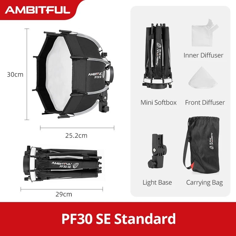 أمبيتيفول صندوق إضاءة ناعم Ambitful, PF30 SE - Image 1