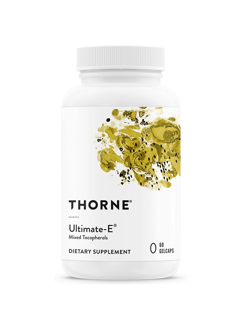 Thorne مكمل غذائي Ultimate-E Mixed Tocopherols 60 كبسولة هلامية - Image 1
