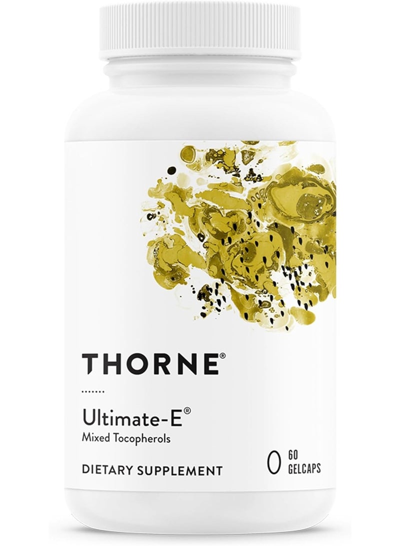Thorne مكمل غذائي Ultimate-E Mixed Tocopherols 60 كبسولة هلامية - Image 1