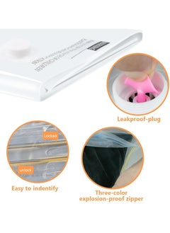 Hanayo Vacuum Storage Bags with Hand Pump, 12 Pack (3 x Small, 3 x Medium, 3 x Large, 2 x Jumbo,1 x Hand pump) Space Saver Bags, Compression Storage Bags for Blanket, Clothes, Bedding, Pillows  - Image 5