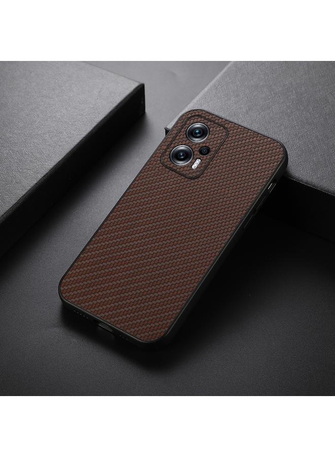 إيروريكس جراب لهاتف Xiaomi Redmi Note 11T Pro / 11T Pro+ جراب هاتف من ألياف الكربون بفتحة دقيقة وملمس PU - Image 2