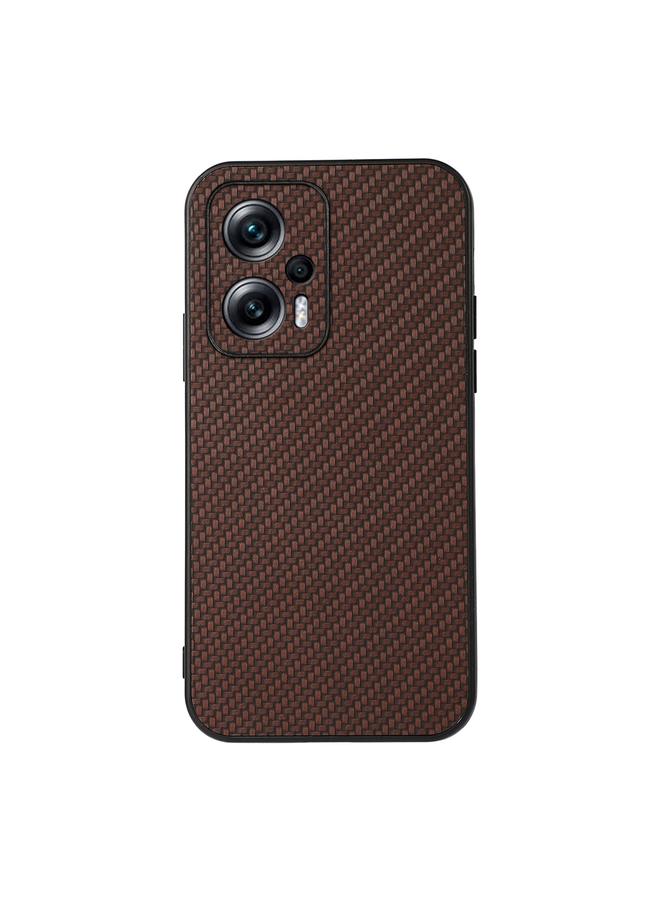 إيروريكس جراب لهاتف Xiaomi Redmi Note 11T Pro / 11T Pro+ جراب هاتف من ألياف الكربون بفتحة دقيقة وملمس PU - Image 1