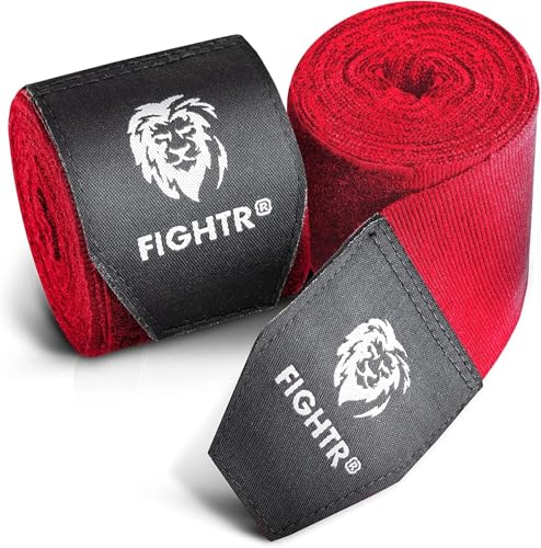 FIGHTR Boxing Handwraps 160 inches semiElastic Hand Wraps with Thumb Loop for Boxing MMA Muay Thai Martial Arts - Image 1