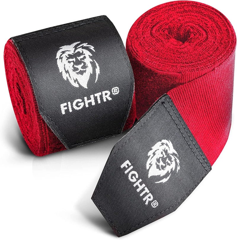 FIGHTR Boxing Handwraps 160 inches semiElastic Hand Wraps with Thumb Loop for Boxing MMA Muay Thai Martial Arts - Image 2