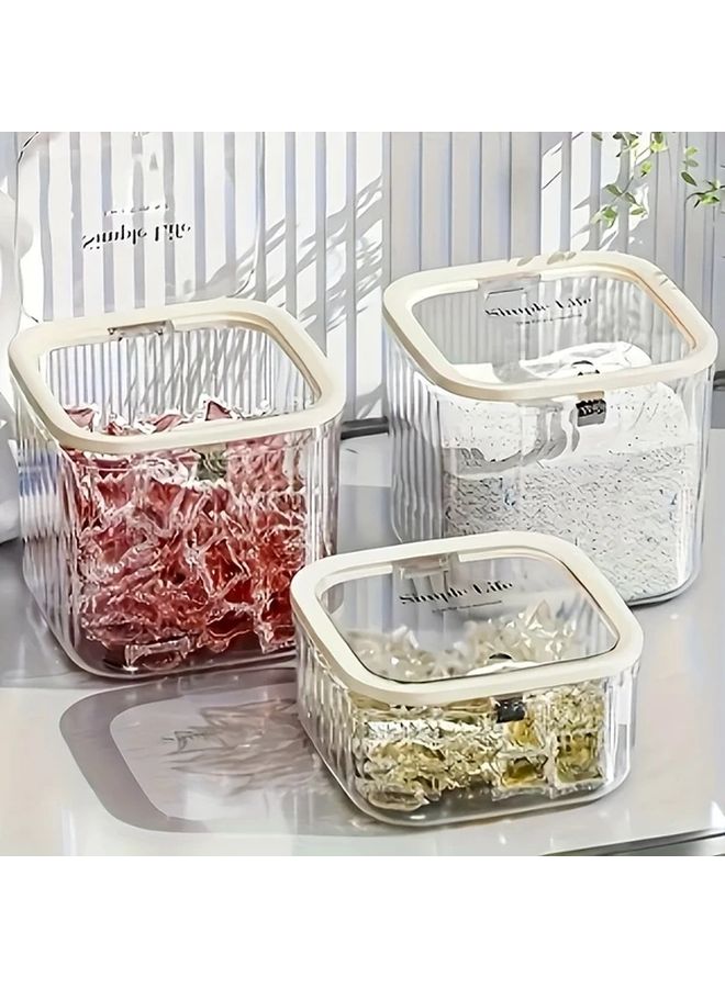 Transparent Small Laundry Detergent Storage Container with Dustproof Lid - Image 4
