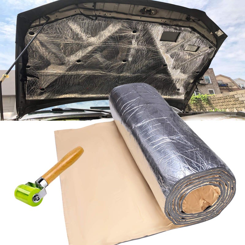 Car Insulation Sound Deadening Heat Shield Thermal Noise Proof Mat 78x 40
