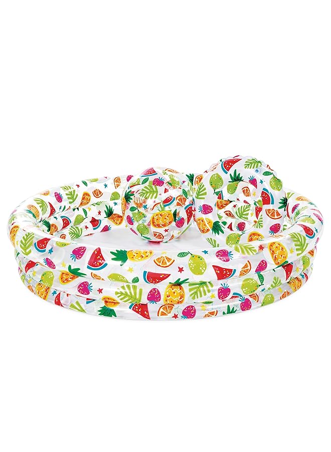 انتكس مجموعة حوض سباحة بثلاث حلقات 59469Np مع حوض سمك - Image 1