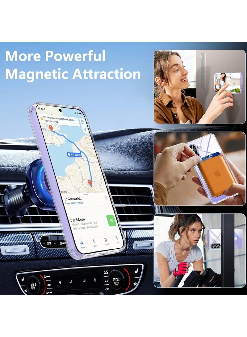 ELTRAZONE 2-in-1 Samsung Galaxy A36 5G Case with MagSafe Compatibility – Anti-Yellow, Shockproof Protection with Screen Protector – Premium, Impact-Resistant Clear Cover for Samsung A36 5G (2025) – Durable, Stylish, and High-Performance Case for Ultimate Protection - Image 4