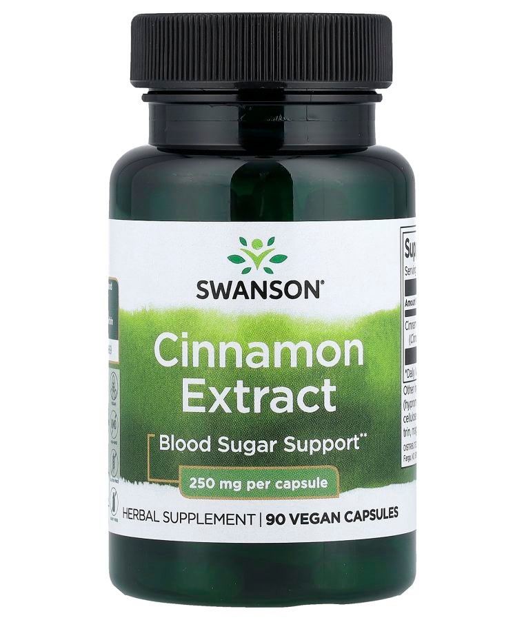 Cinnamon Extract 250 mg 90 Vegan Capsules
