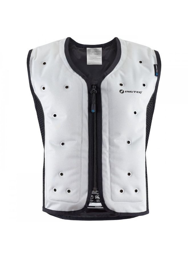 INUTEQ Inuteq Dry - Bodycool Smart Evaporative Cooling Vest, Silver Hi Vis Medium Silver  - Image 1