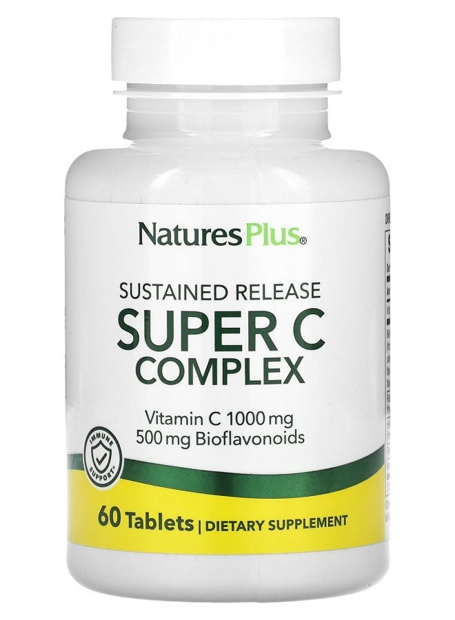 NaturesPlus مركب سوبر سي بإطلاق مستدام 60 قرص