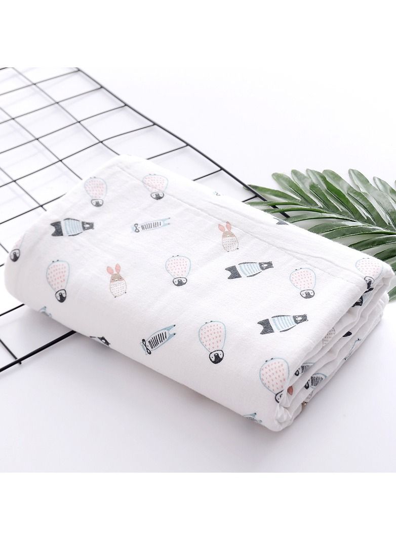 Pure Cotton Cartoon Printed Bath Towels