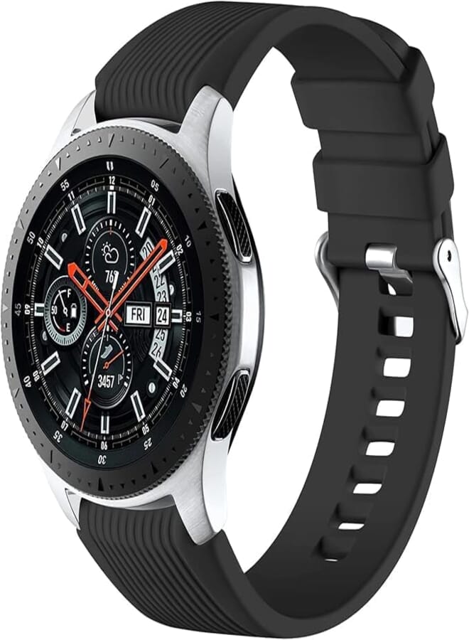 Next Store 22MM Silicone Sport Strap Compatible With Samsung Galaxy Watch 3 45mm / Gear S3 / Huawei GT3 GT2E / GT 2 Pro/Honor Magic Watch 2 Pro Amazfit GTR 4 / GTR3 / 2 / 2e