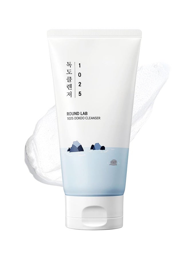 راوند لاب منظف الوجه الرغوي 1025 Dokdo ، غسول منظف مرطب ، منظف رغوي شمبانيا لطيف بحمض الهيالورونيك الثلاثي ، يرطب وينظف البشرة من الشوائب (150 مل / 5.07 أونصة سائلة)  ... - Image 1