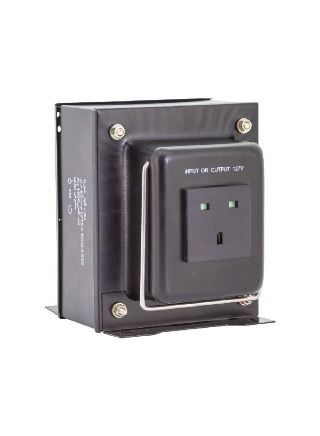 1500W 127-220V to 220-127V Converter Black 18.6 x 27.6 x 22.4 cm 22277 / TC-1500