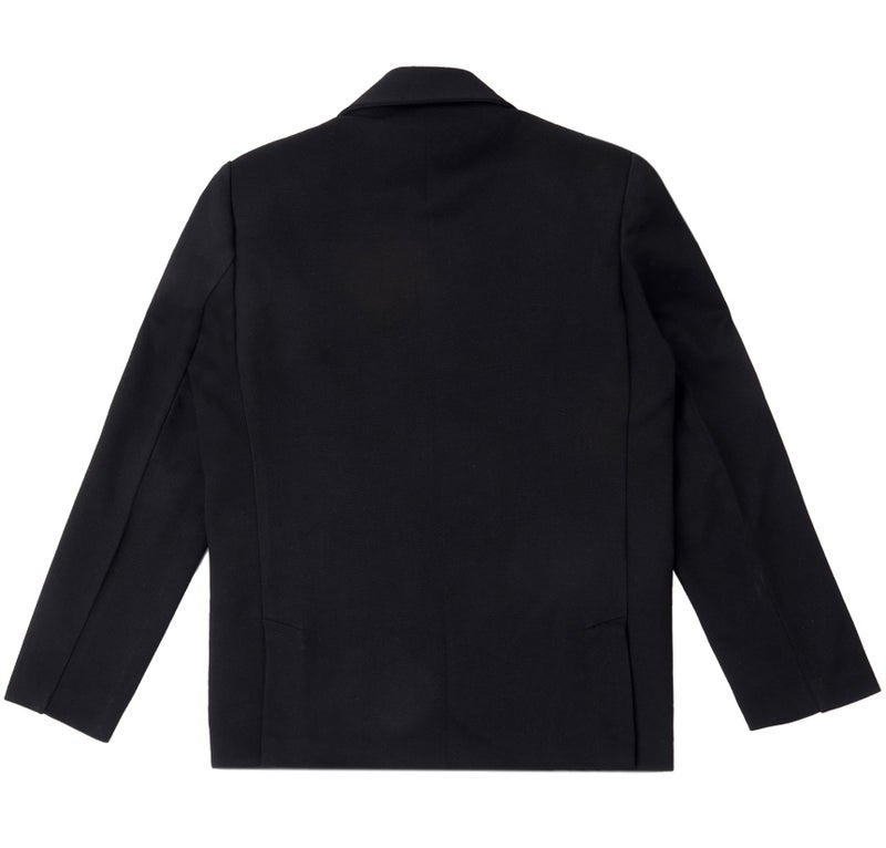 CAVIO Boys Black Regular Fit Solid Cotton Blazer and T-Shirt - Image 5