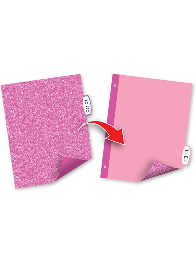 AVERY Big Tab Reversible Fashion Dividers, 5 Tabs, 1 Set, Assorted Glitter Colors (24928) - Image 5