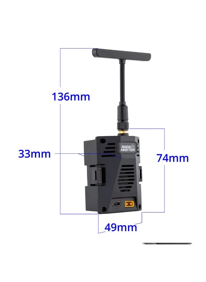 راديوماستر SA-LUX - وحدة RadioMasters Ranger Micro 2.4GHZ ELRS للإخراج 1واي تي لTX16S TX16S MkII TX12 TX12 MkII - Image 3
