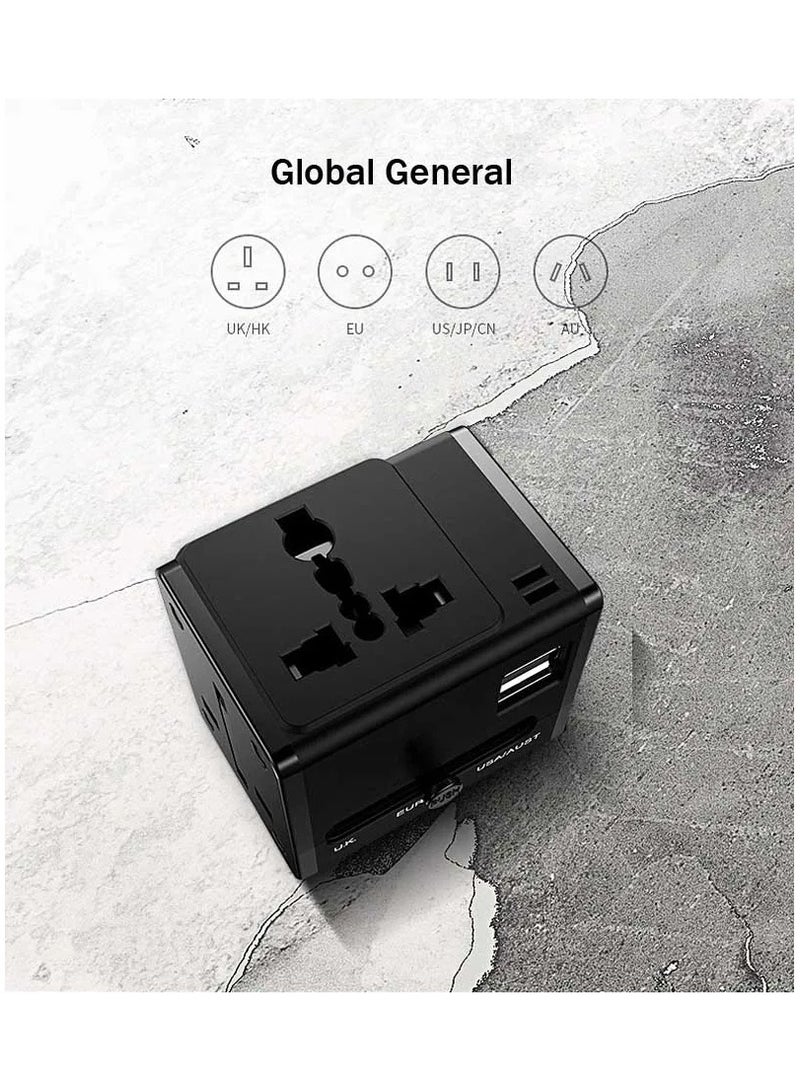 Earldom AC Adapter Charger Dual USB European Plug Universal Socket - Image 2