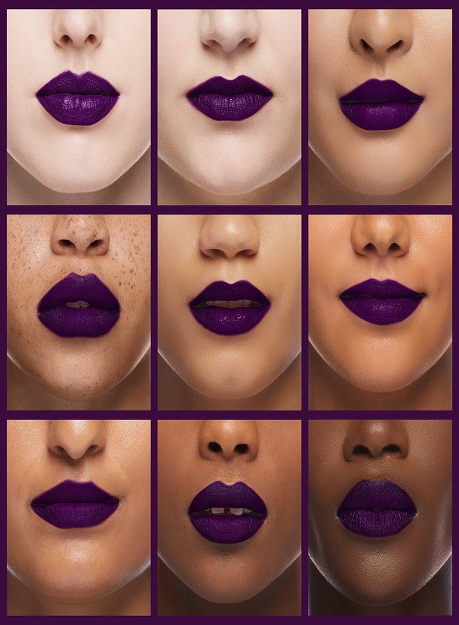 Amy's Diary 2Pcs Dark Purple Lip Liner and Lipstick Matte Makeup Set, Darkest Eggplant Plum 24H With Liner Set, Matt Liquid Long Lasting Mate Dark Berry (#20) - Image 4