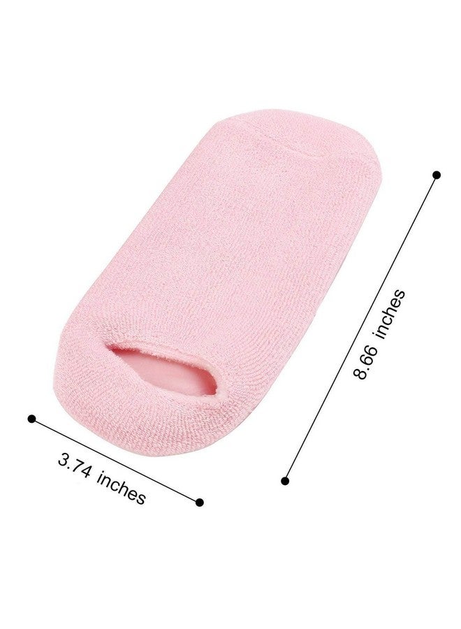 KITDAO KITDAO Printed Spa Gel Socks Pair Moisturize Skincare Gel Therapy Treatment Reusable Socks - Image 2