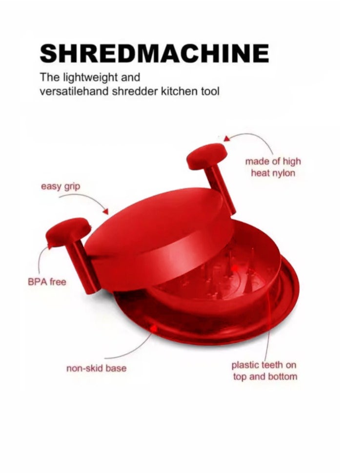 Beauenty Chicken Shredder,Chicken Shredder Tool Twist,Visible Chicken Shredder Tool,Meat Shredder for Chicken,BPA Free,Anti-Slip,Chicken Shredder Machine,Chicken Grinde  - Image 2