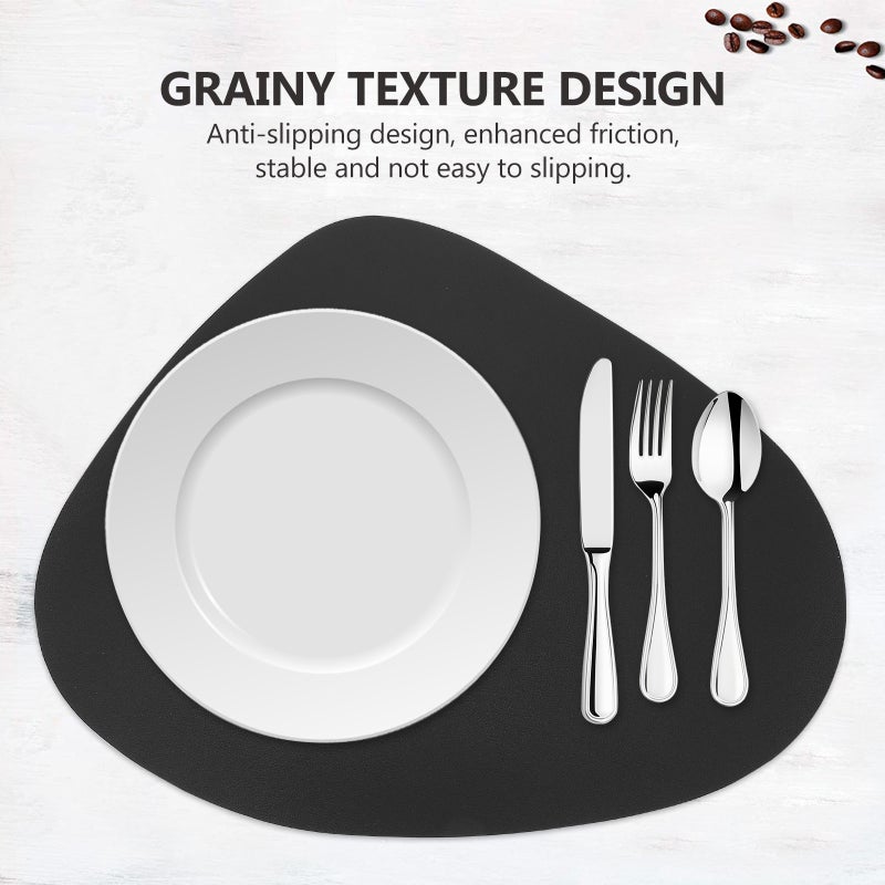 4pcs Heat Insulation Mat Dish Mat Streamlined Skid- Table Mat - Image 4