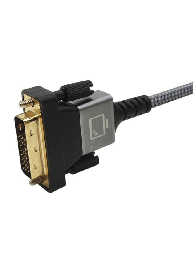Generic DVI Line Male-to-male Data Line Dual Conversion Head Video Data Line Computer Audio Line Pure Copper HD Extension Line-Line Length:1.8M  - Image 3
