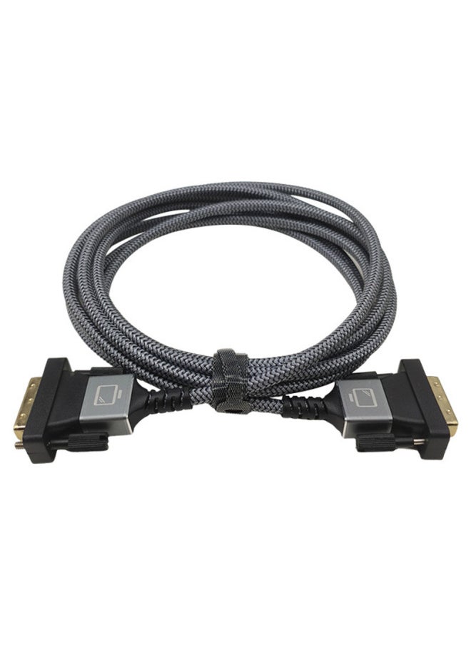 Generic DVI Line Male-to-male Data Line Dual Conversion Head Video Data Line Computer Audio Line Pure Copper HD Extension Line-Line Length:1.8M  - Image 4