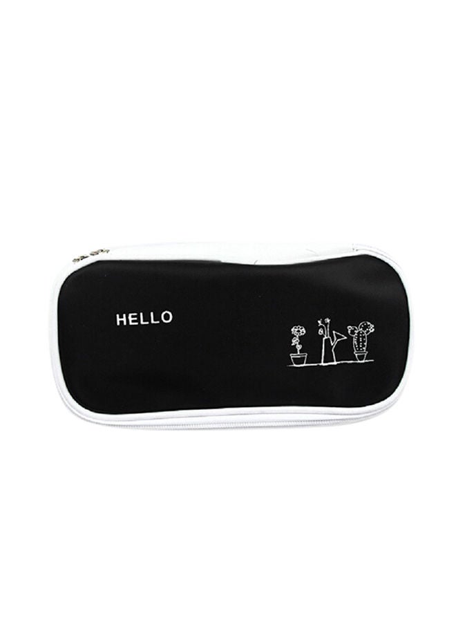 NIBEMINENT Students Pencil Bag Black