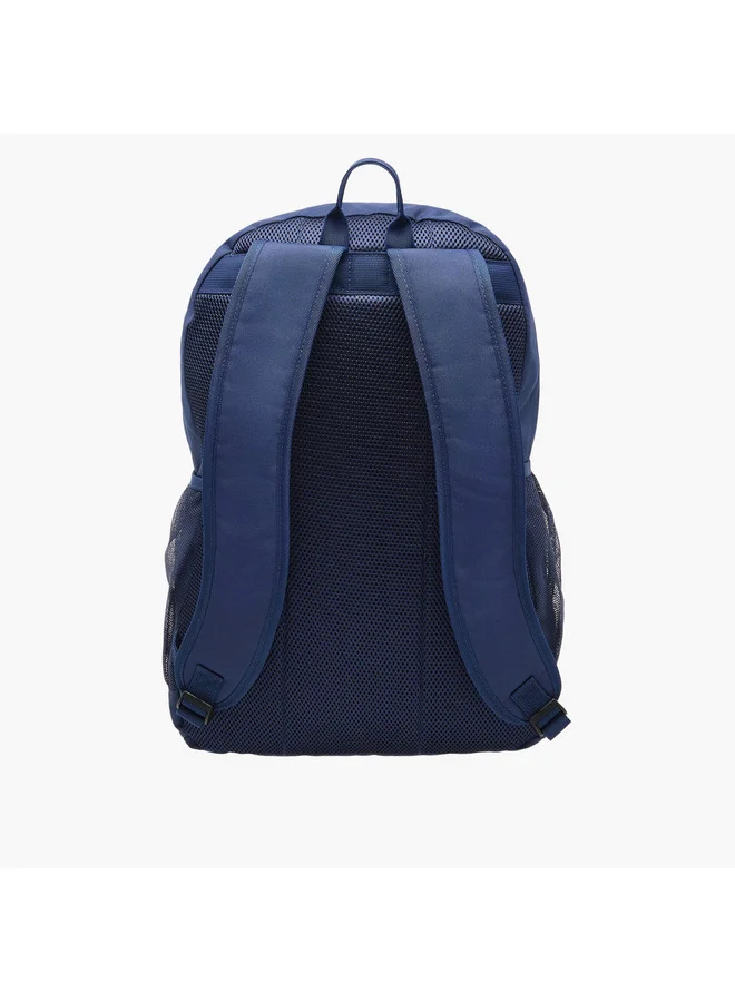 Kappa Men's Solid Backpack with Adjustable Straps and Zip Closure