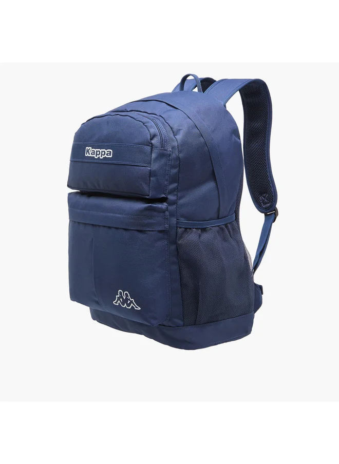 كابا Men's Solid Backpack with Adjustable Straps and Zip Closure