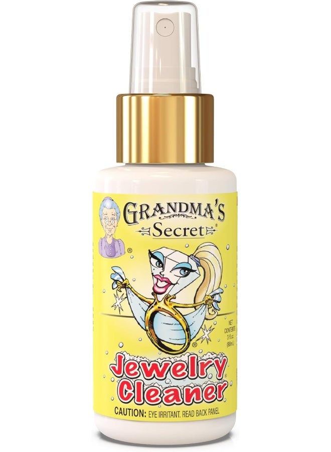Grandma's Secret Grandma's Secret Jewelry Cleaner – 3oz Solution for Cleaning Gold, Silver, Diamonds, & Precious Stones  - Image 1