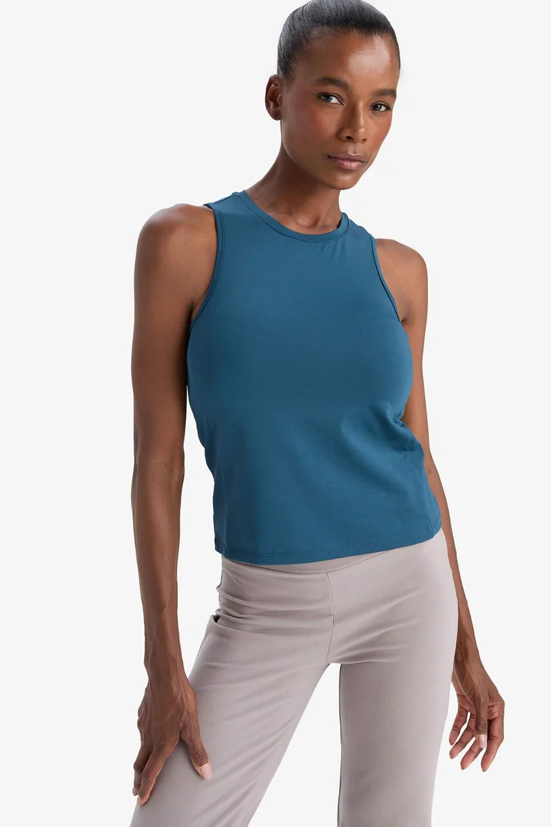 DeFacto DeFactoFit Slim Fit Crew Neck Sports Tank Top