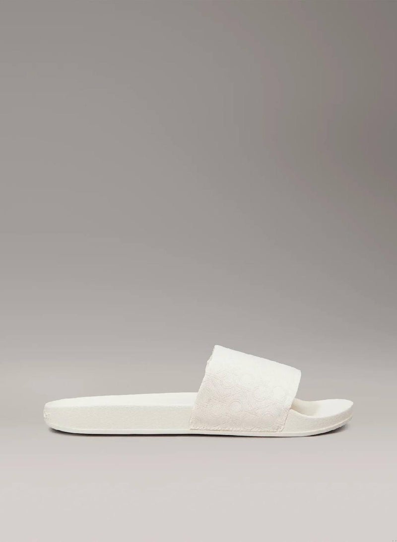 CALVIN KLEIN Logo Jacquard Sliders - Image 1
