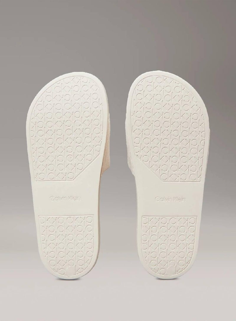 CALVIN KLEIN Logo Jacquard Sliders - Image 5
