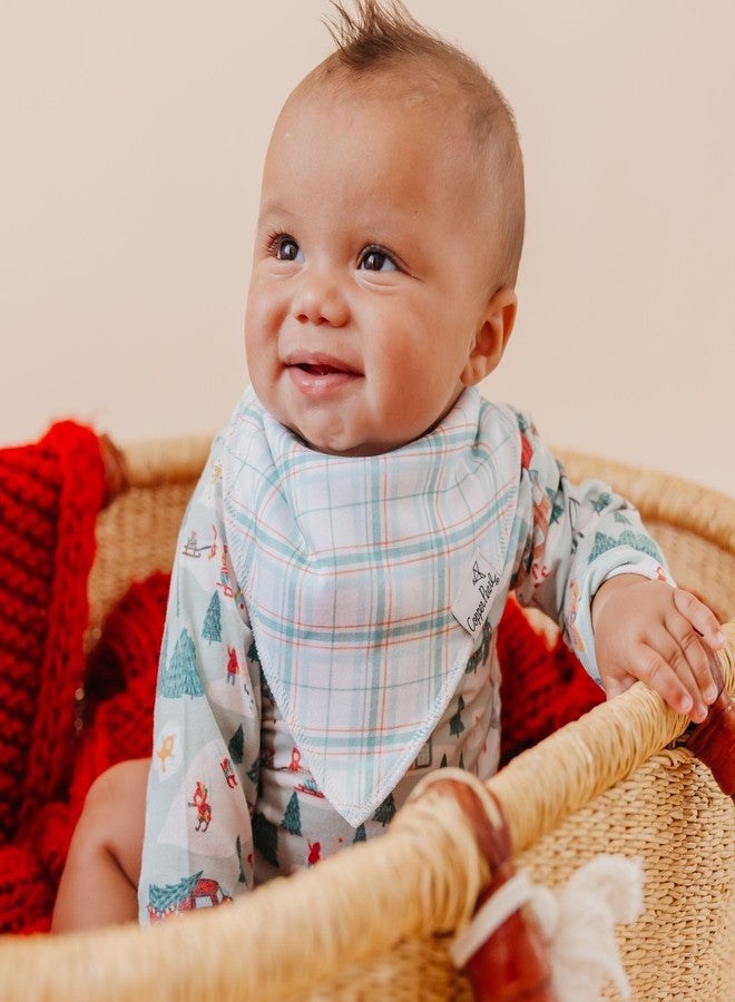 Copper Pearl Baby Bibs for Baby Boy or Girl – Bandana Drool Bibs for Teething, Absorbent Bibs for Eating, Newborn to Toddler, 4 Pack, Gemma in Tan - Image 5