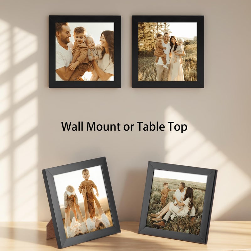 جيفت جاردن GiftGarden 3.5x5 إطار الصورة الأسود إطار الصورة الرفيعة 3 من 5 لعرض الجدار المنضة - Image 3