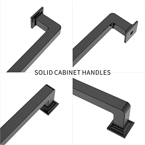 9BUILD 10 Pack 3 Inch Matte Black Cabinet Pulls - Kitchen & Dresser Handles - Image 4