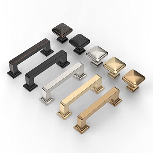 9BUILD 10 Pack 3 Inch Matte Black Cabinet Pulls - Kitchen & Dresser Handles - Image 2