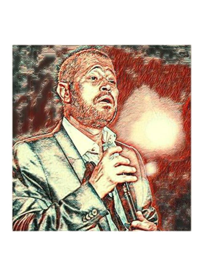 RYN George Wassouf MDF Wall Art Brown/White 30x0.5x30cm - Image 2