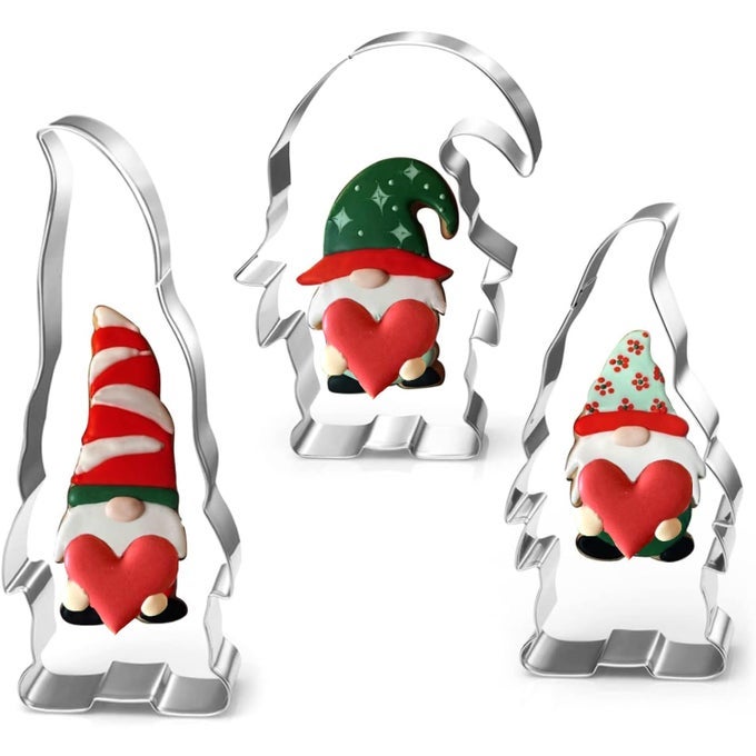 GNOME COOKIE CUTTER SET53 45 433PIECESHOLIDAY COOKIE CUTTERS FONDANT BISCUI CUTTERS